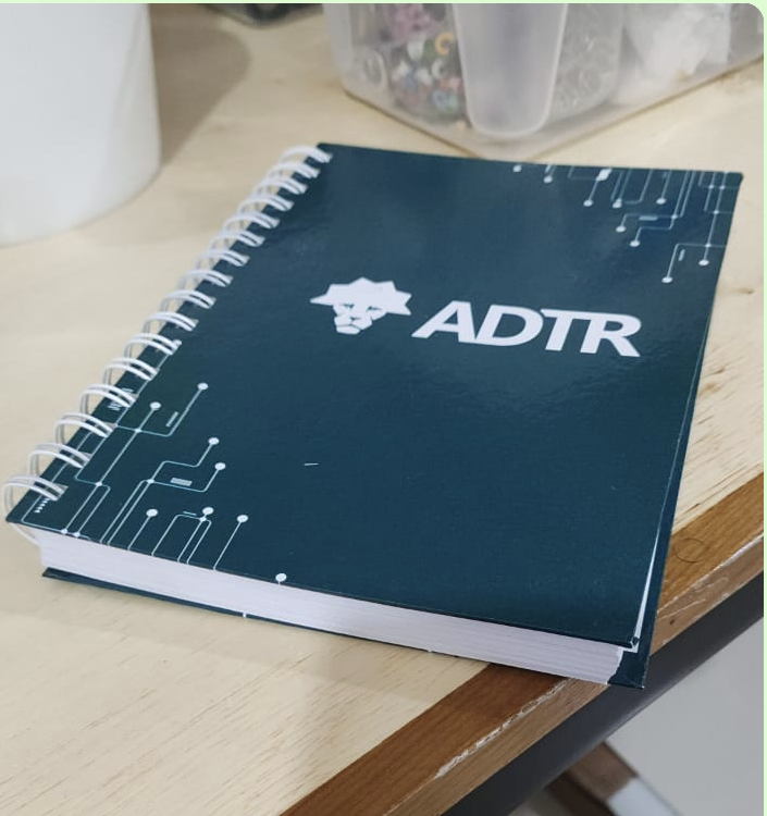 Impressão de agenda capa dura