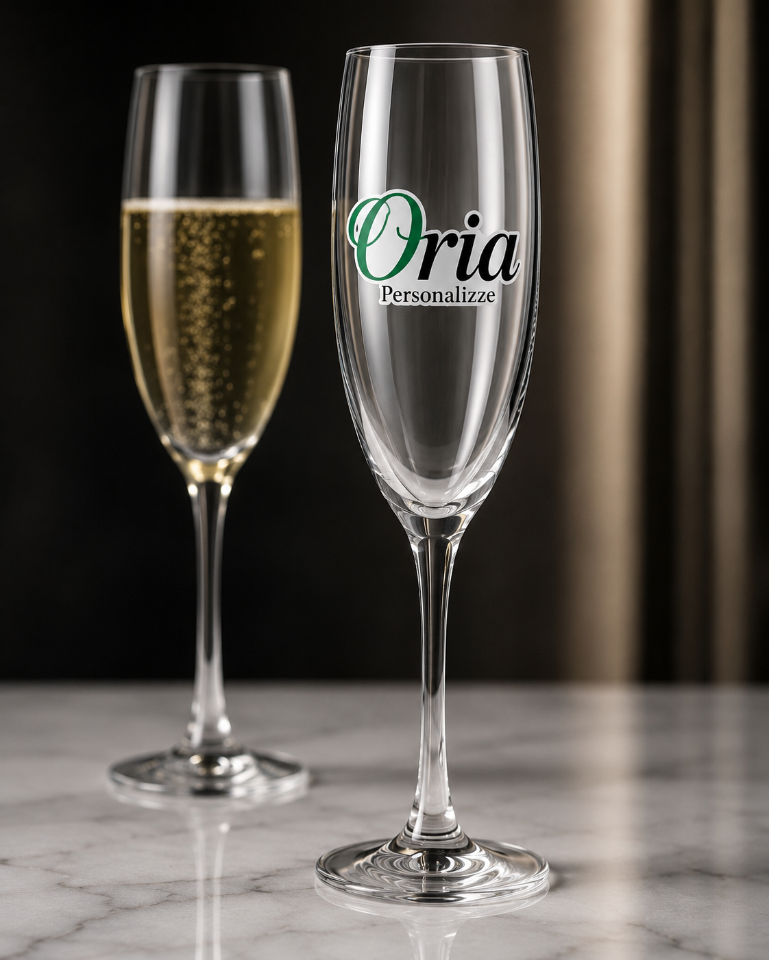 Taça para champagne acrilico 220ml