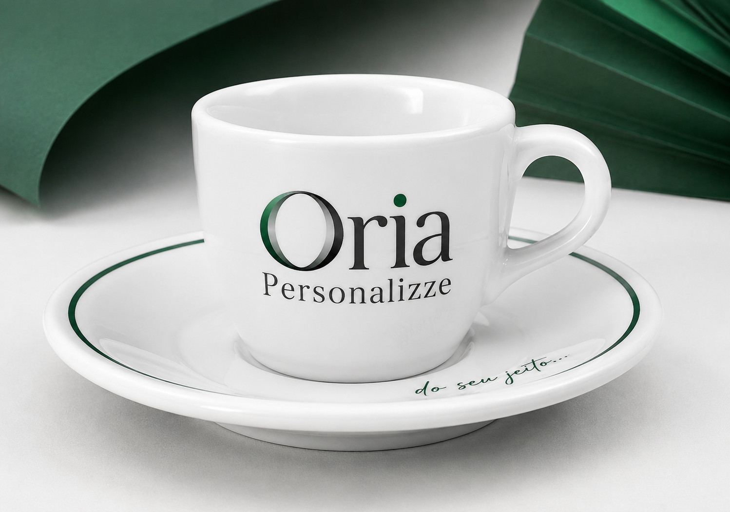 Xicara de café 75ml com pires