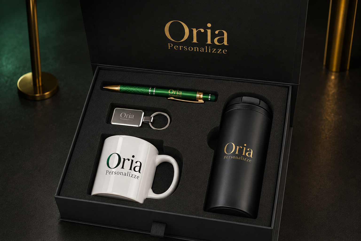Kit presente com agenda,garrafa,caneta e pen drive
